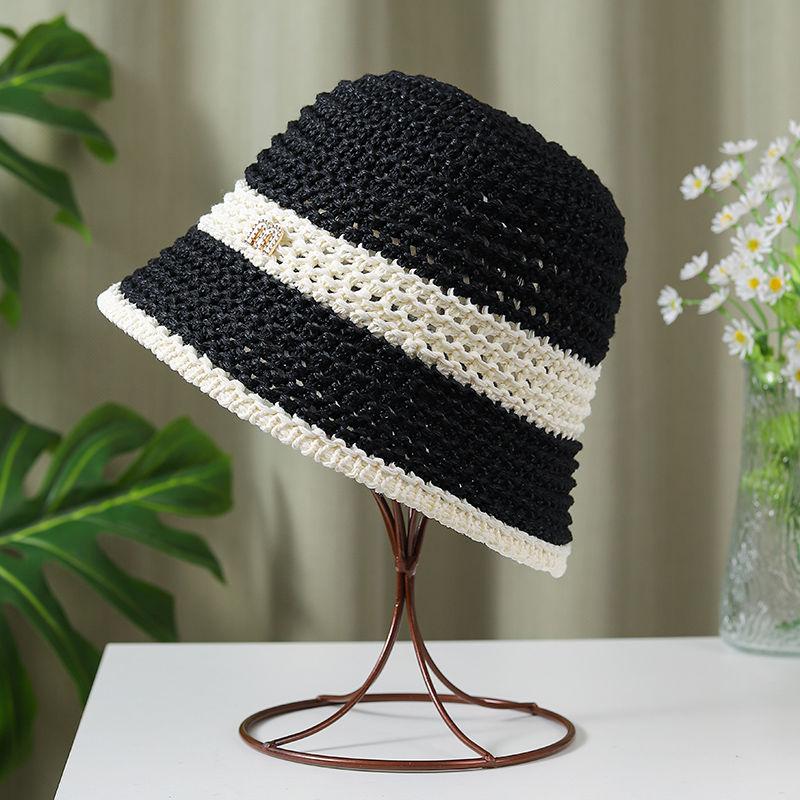 Women's Fisherman Hat Summer Hollow Out Mesh Sunshade and Sun Protection Hat Versatile Fisherman Hat