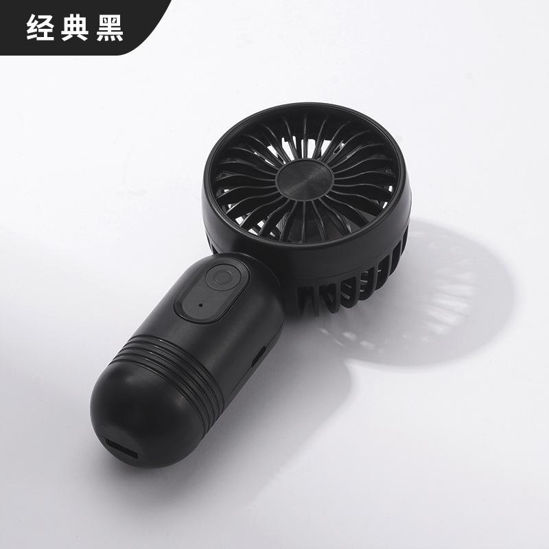 Mini Handheld Fan 3-Speed Strong Wind Usb Rechargeable Long Lasting Portable Desk Fan For Students Office Outdoor Travel Camping
