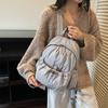 Schoolbag Korean Version Ins Lightweight Small Women's Backpack Lightweight Simple Solid Color Backpack Casual Commuter Messenger Bag