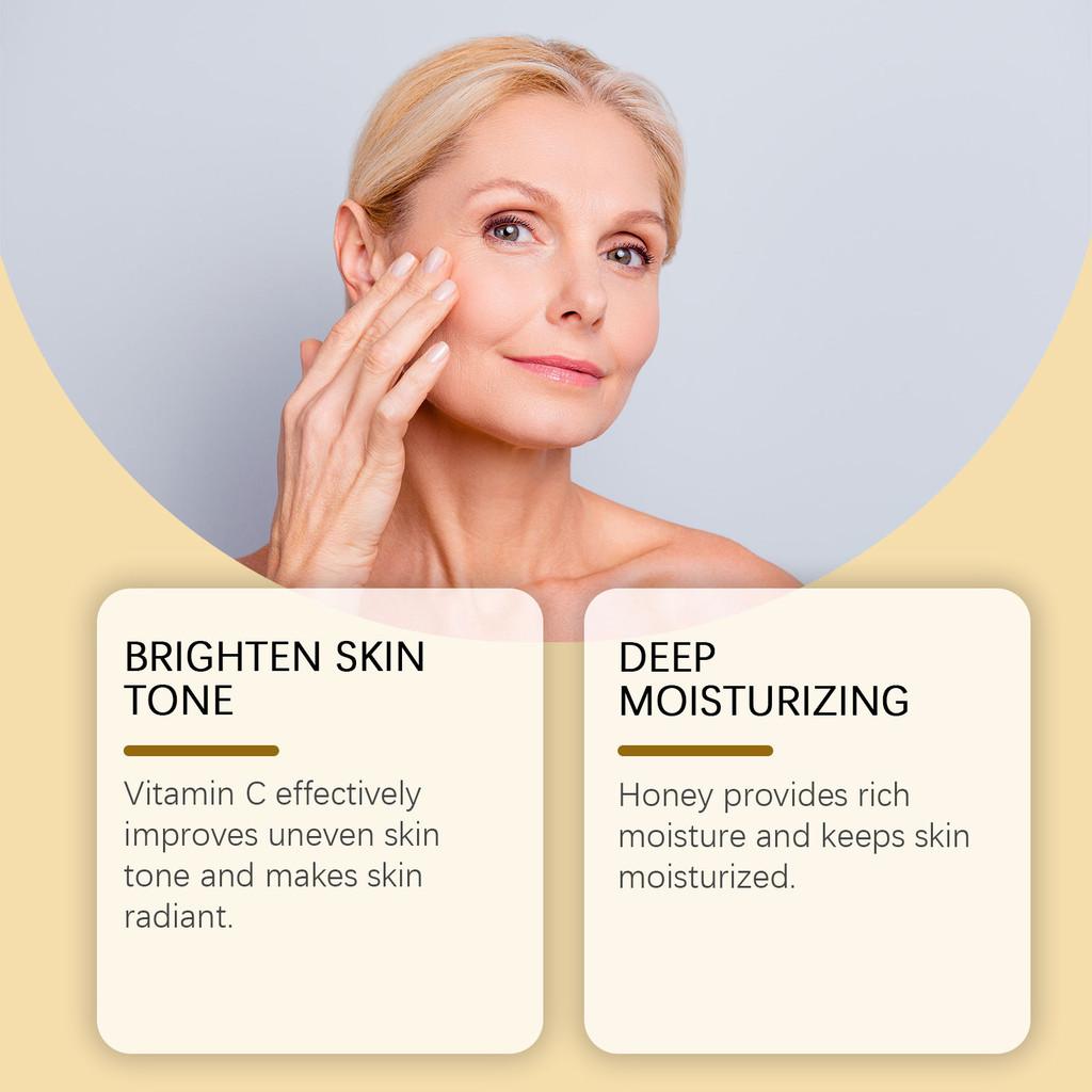 Hoygi Vitamin C Honey Essence 30ml Firming Hydrating Moisturizing Skin Serum For Daily Use