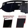 Dash Mat Cover  Interior Center Console Compatible with Dodge Ram 1500 2500 3500 Truck      Dashboard mat Covers Accessories (Black Trim)