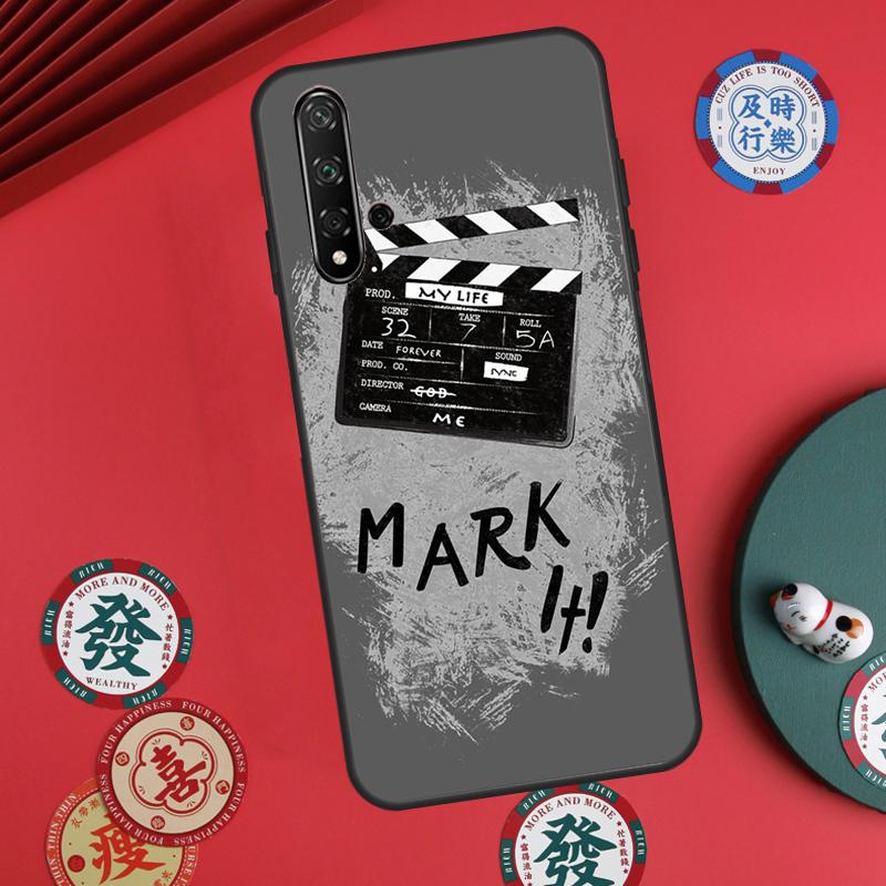 Clapper Board For Huawei Nova Y73 Y72 Y61 Y91 Y90 Y70 Y60 12s 12i 11i 8i 9 10 SE P60 Pro P30 P40 Lite Case