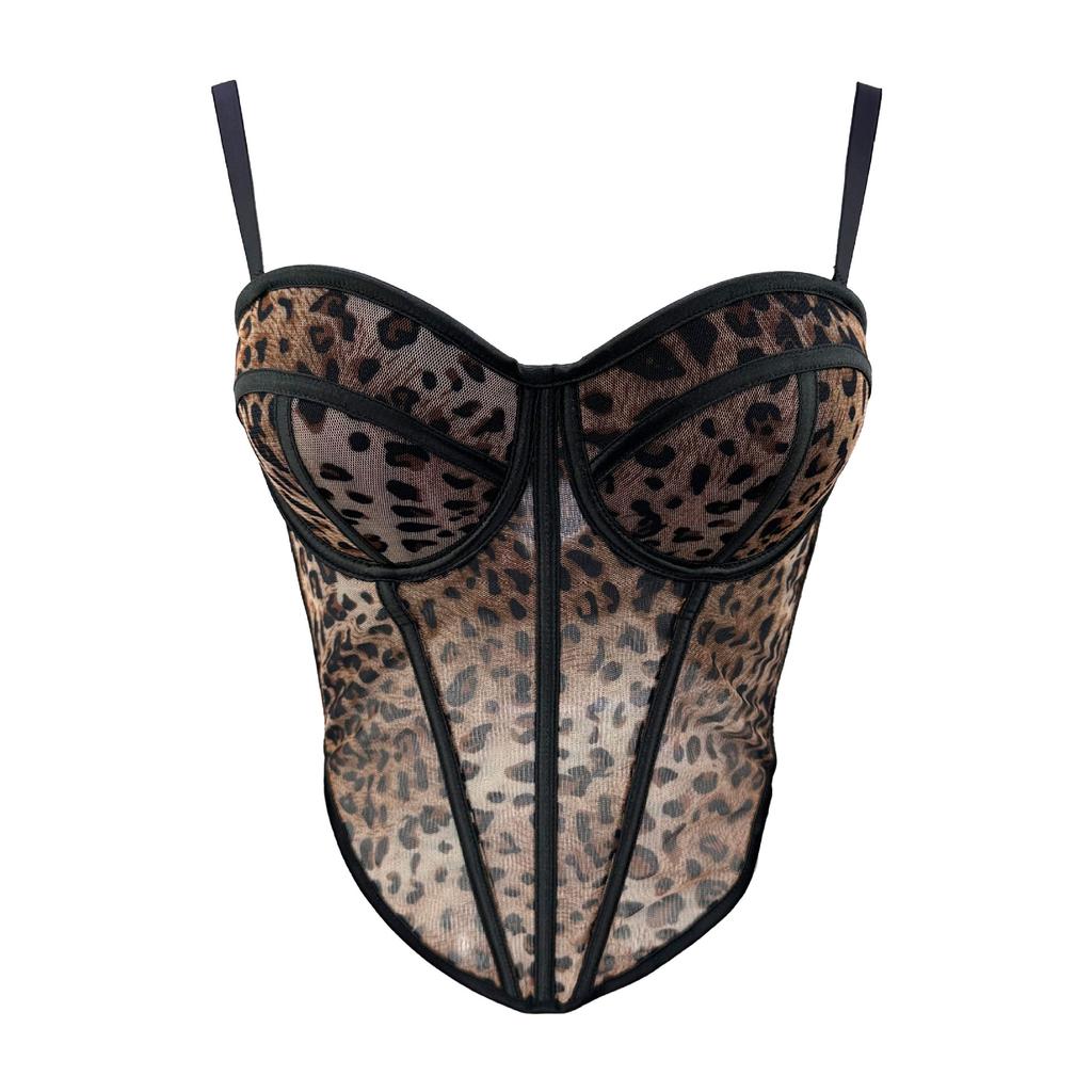 Classic Women Black White Dot Tube Top Corset Bustier Girl Sexy Push Up Vest Bralet Lady Bra Cropped Tops Club Party Lingerie