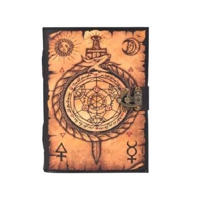Libro di incantesimi diario in pelle quaderno in pelle regali per lui e lei