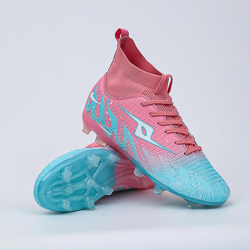 Men Football Shoes Exercise Comfort Indoor Sports Match Long Nail Soccer Shoes Unisex Lightweight Anti Slip Football Boots'