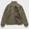 Men's Thickened Lambskin Lapel Winter Coat, Khaki A2, Cotton, Long-Sleeved, Plus Velvet