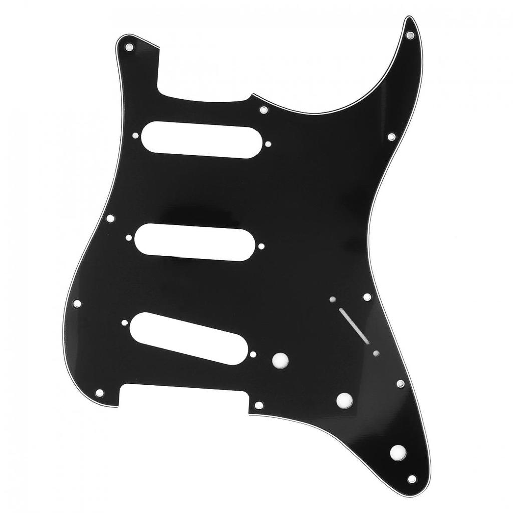3Ply SSS PVC Electric Guitar Pickguard for FD ST Guitar 2 Colors Optional