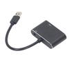USB 3.0 To HD Adapter Stainless Steel High Speed Simultaneous Output USB 3.0 To VGA Adapter for Movie Meeting