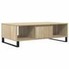 VidaXL Table basse chêne sonoma 104x60x35 cm bois d'ingénierie 827095