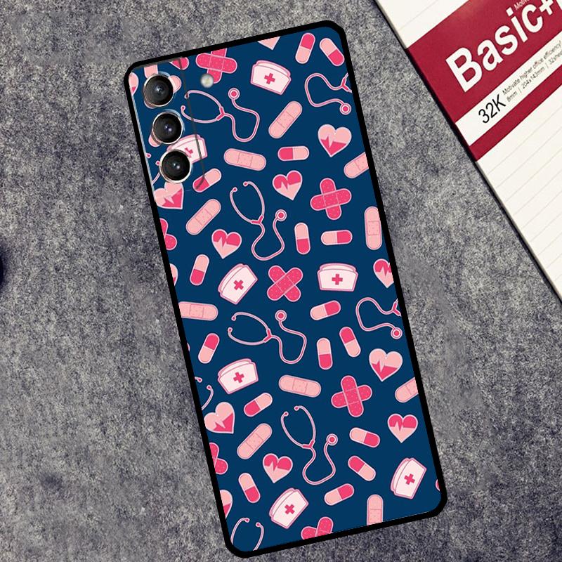 

Medical Medicine Case For Samsung Galaxy S24 S26 Ultra S10 S20 S21 S22 S23 Plus S25 FE S25 Ultra Cover Coque Galaxy S25