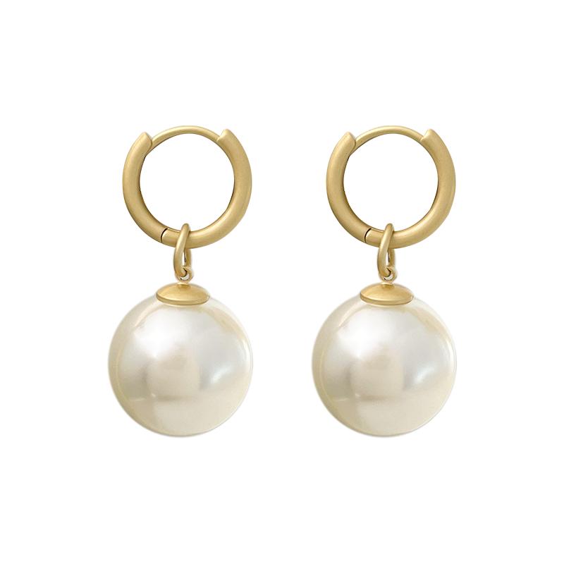 Exquisite Pearl Drop Earrings for Women - Elegant, Versatile, and Chic INS Style.