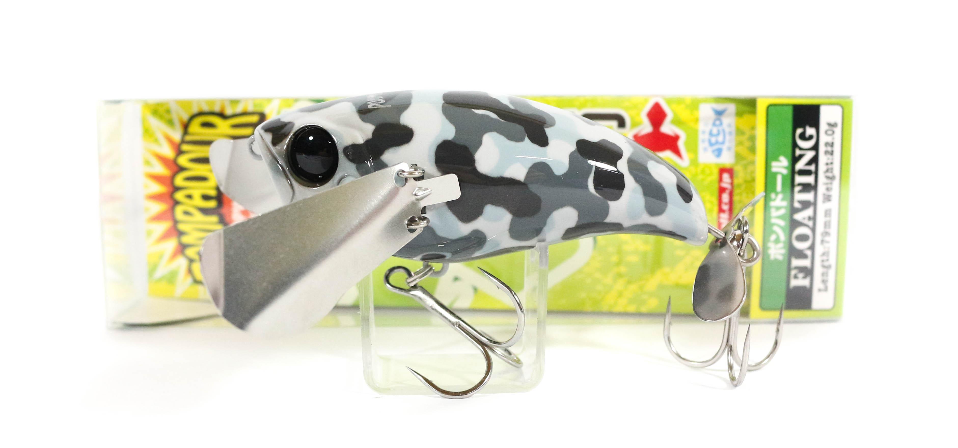 

Jackall Pompadour Плавающая Поверхностная Приманка Сероватый Камус (6371)