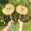 2025 Cute Animal Hand-Woven Cattail Fan – Durable, Creative, Portable Handheld Summer Fan