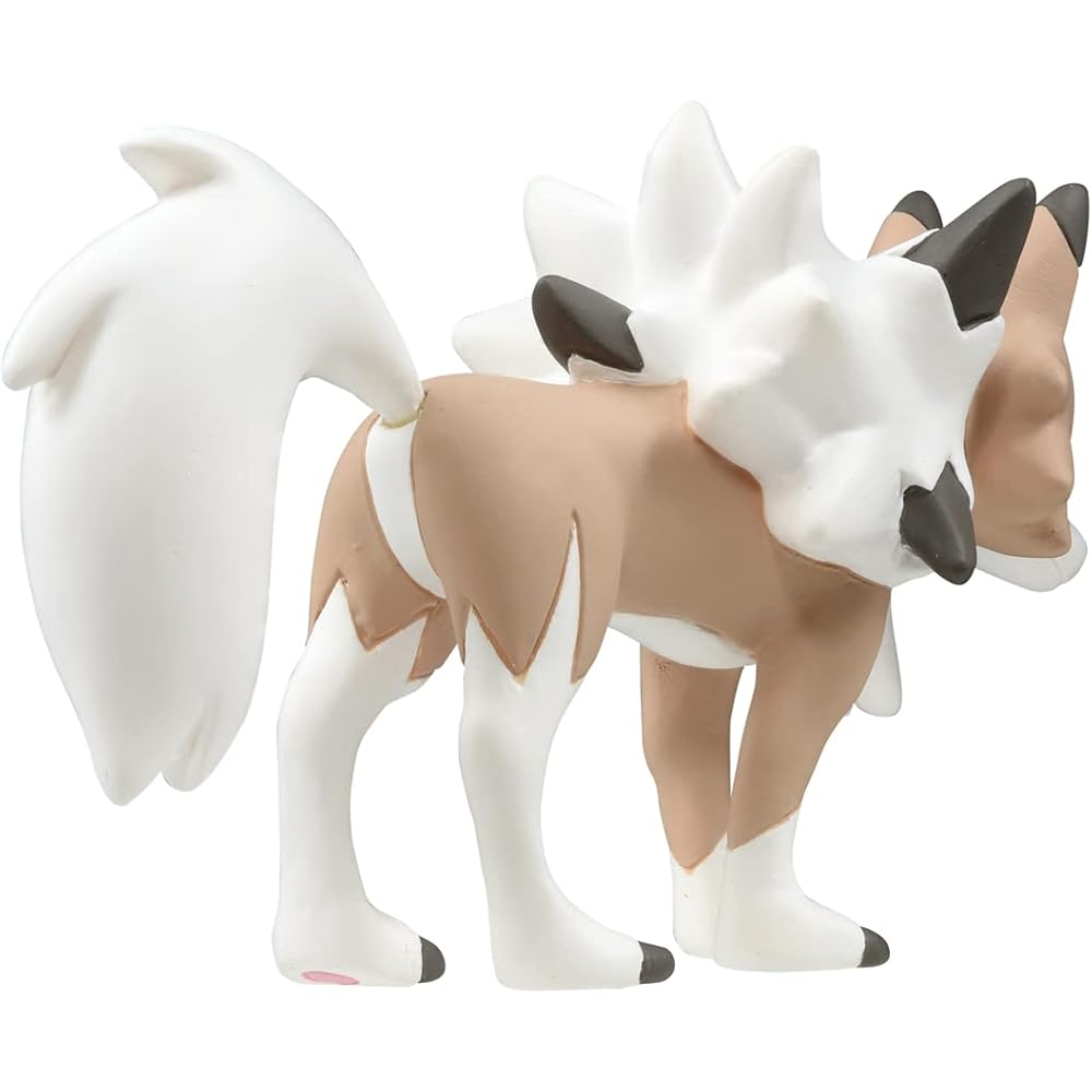 Pokmon Moncolle MS-23 Lycanroc Dusk Form Collectible Figure 10cm