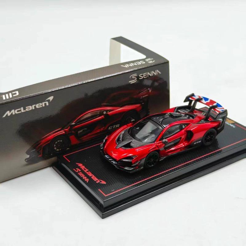 CM Model 1:64 McLaren Senna GTR Simulation Alloy Car Model Desktop Ornament Boy Toy Birthday Gift