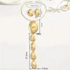 Fashion  Jewelry Set Necklace  Earrings  for Women Ladies Geometric Large Pendant Earrings Necklace Decoration