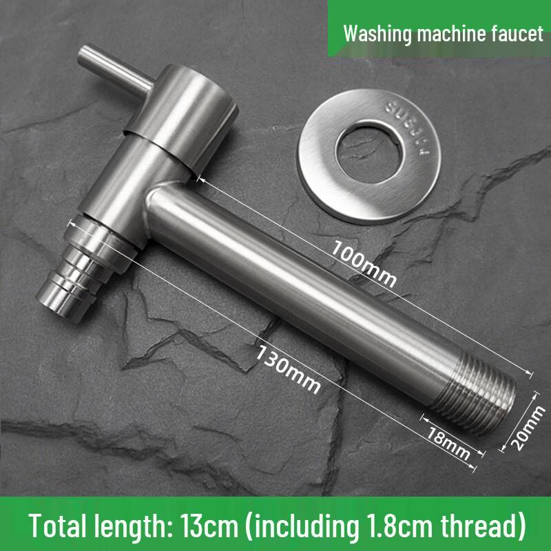 TLXT Stainless Steel Washing Machine Faucet