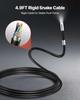 VEVOR Articulating Endoscope with Light, Two-Way Articulated Borescope Camera, 4.3" HD IPS Screen, 1280 X 720 Lens, 8X Zoom