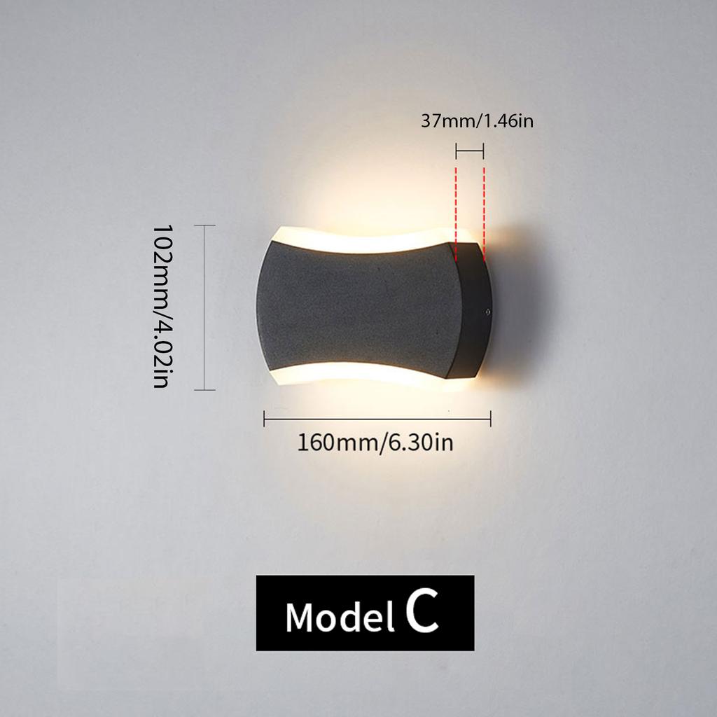 Wall Lamp Light LED 85-265V 6W 12W Cold White Warm White Suitable For Indoor Outdoor Garden Convenient Decoration Easy Install