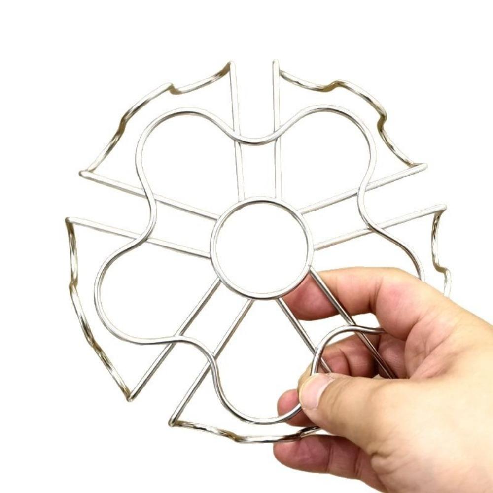 Stainless Steel Small Egg Holder Multifunctional Grilling Rack Practical Steamer Rack  Air Fryer