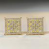 Exquisite New Square Stud Earrings for Women, Xiaoxiangfeng Exquisite and Simple Earrings, Daily Wear Chic Style