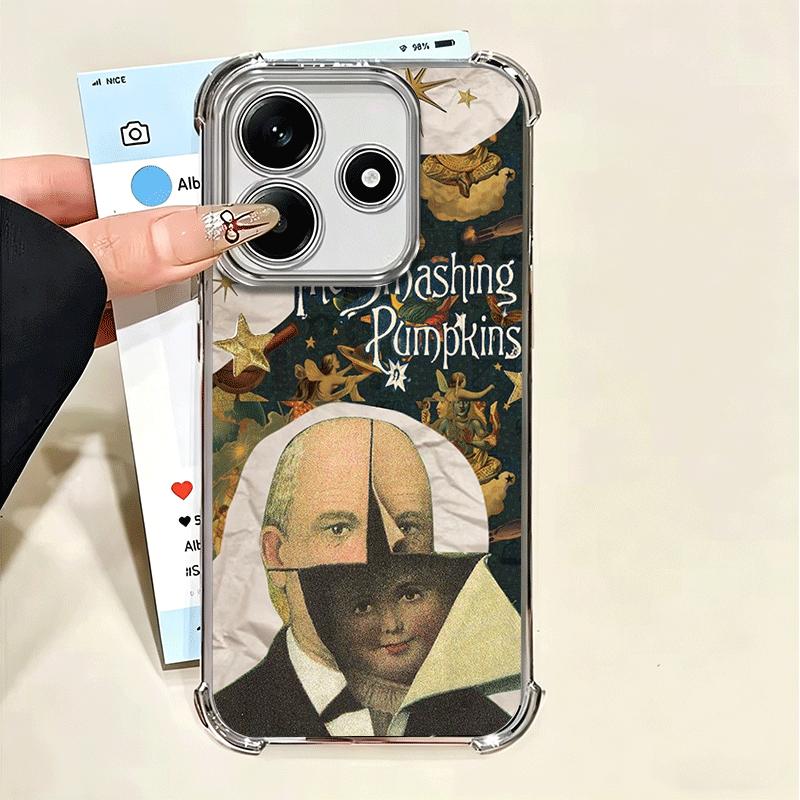 

Rock The Smashing Pumpkins Soft Phone Case For Xiaomi Poco X7 X8 Pro Max X6 X5 X3 F8 Ultra F7 M8 M7 M5S Redmi 15C 15A 15 14C 13C Xiaomi Poco F7 Pro