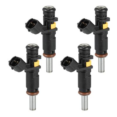 TUCKBOLD Mini Cooper Kraftstoffeinspritzdüse für 1.6 Durchflussabgleichsnummer 13537528176 | Kraftstoffeinspritzdüse, Schwarz, Satz von 4