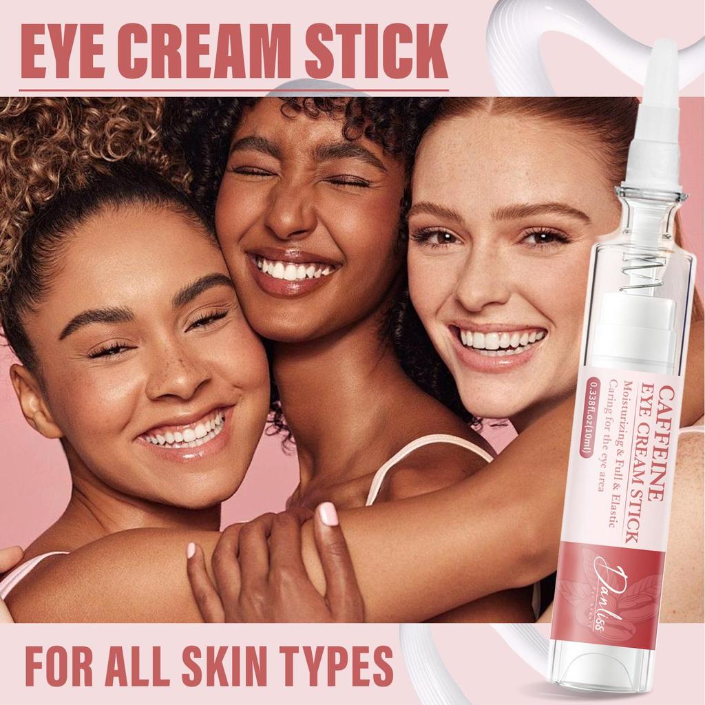 Caffeine Eye Cream Stick-Tighten Eye Area Skin-Full And Elastic-Long-lasting Moisture-Suitable For All Skin Types, 10g