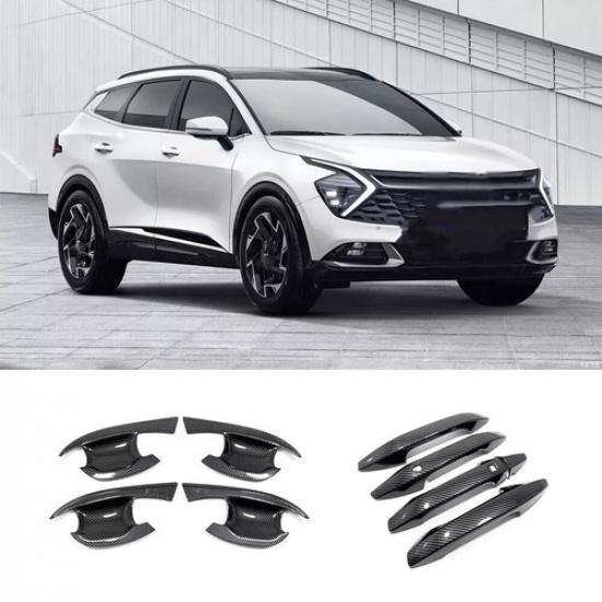 For Kia Sportage Accessories Car Door Handle Bowl Cover Trim Panel Strip X8