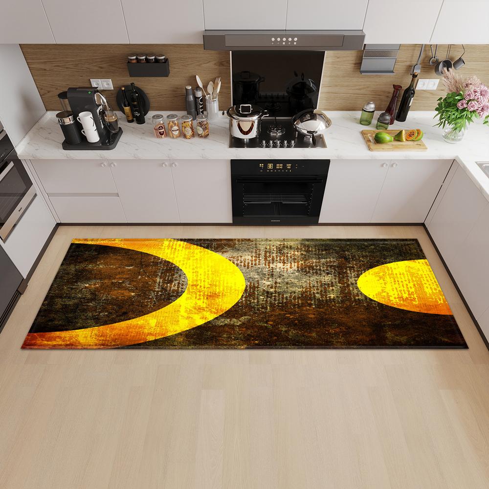 Kitchen Mat Entrance Door Mat Living Room Long Carpet Home Corridor Bathroom Non-slip Floor Children's Carpet