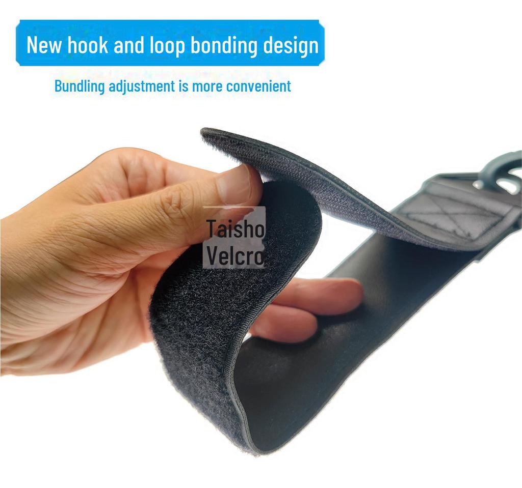 Adjustable Leather Hand-Held Ski & Snowboard Bindings with Straps