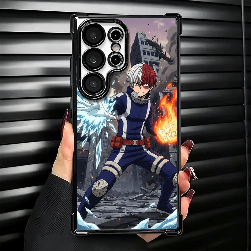 MHA My Hero Todoroki Shoto Weiche Handyhülle Für Samsung Galaxy S26 Ultra S25 Edge S24 FE S23 Plus S22 S21 + S20 Galvanisiert Anti-Fall