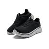 Skechers Go Walk Arch Fit Comfortable Versatile Simple Trendy Mesh Low-Top Running Shoes Men sneaker Black Gray 217078-BKGY