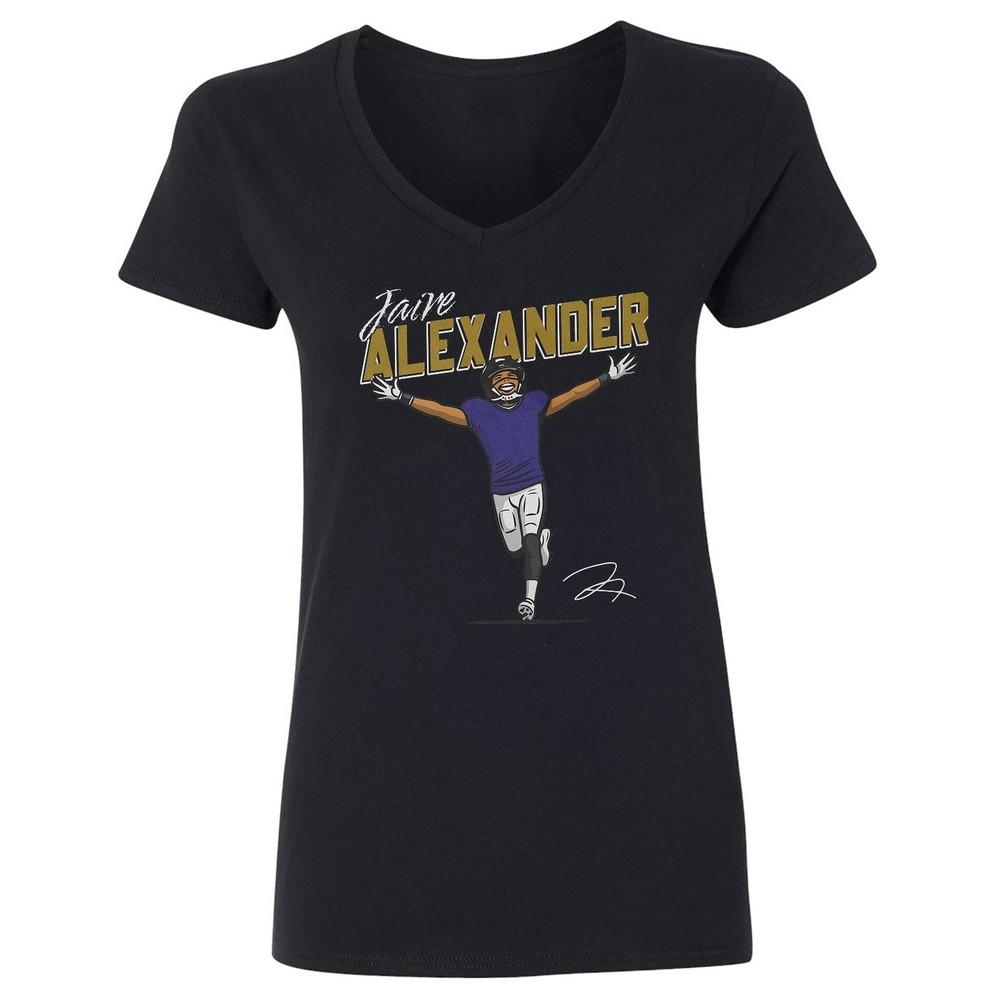 Jaire Alexander Tribute - Baltimore Fans Ladies  V-Neck Tshirt Unisex T-Shirt L
