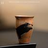 60ml Cute Zhi Ye Cat Teacup Chinese Ru Yao Ceramic Opening Cup Pottery Beautiful Cups Tea Cup Set Teaware For Tea Ceremony