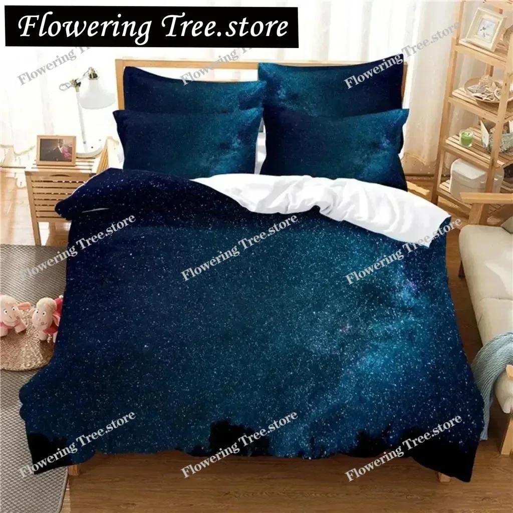 Starry Night Bedding Set Duvet Cover Set 3d Bedding Digital Printing Bed Linen Queen Size Bedding Set Fashion Design