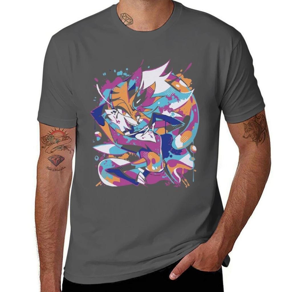 Helluva Boss Queen Bee Beelzebub Pop Art Tshirt Casual Basic Street Style Tshirt
