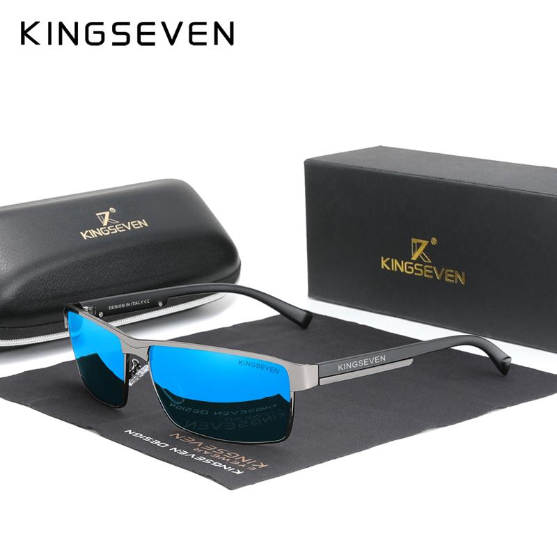 KINGSEVEN NEW Fashion Polarized Sunglasses Men Women Anti-glare Driving Square Eyewear Men's Sun Glasses Male Goggle UV400