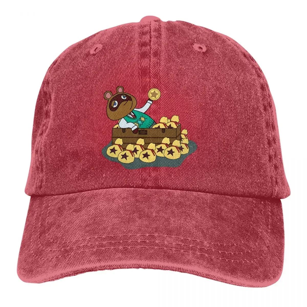 

Better Have My Bells Tom Nook Baseball Cap Men Cowboy Hats Women Visor Protection Snapback Timmy Game Caps Adjustable вино красного