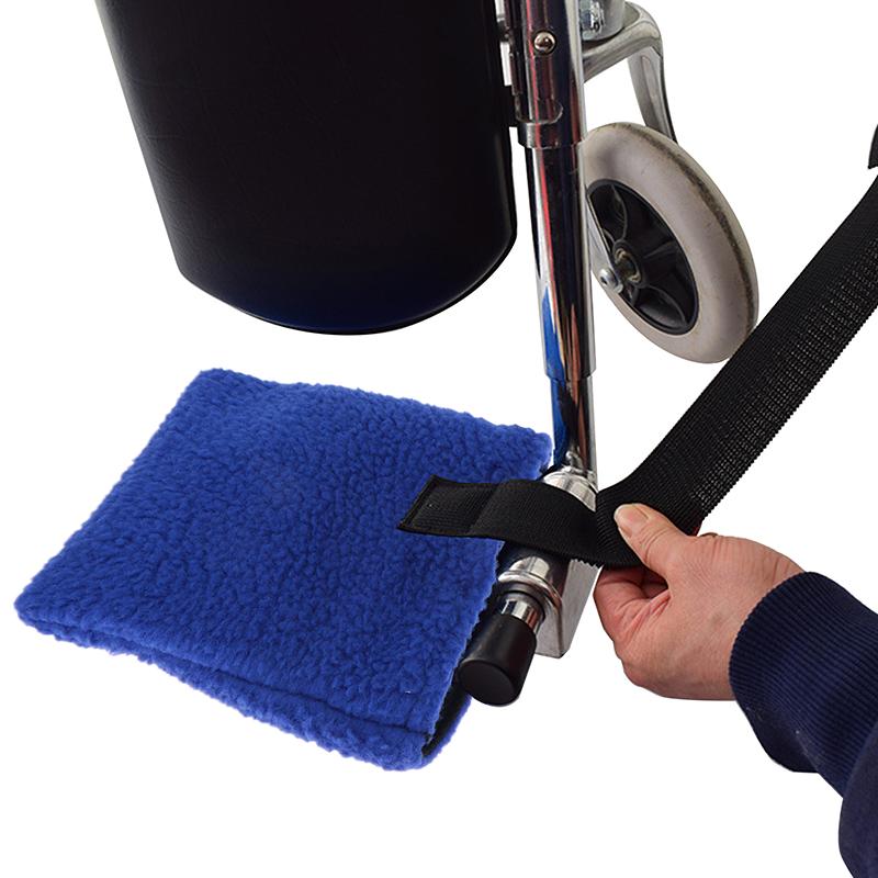 Rollstuhl Fußstützenpolster Fußplatten-Schutzpolster Beinauflagenkissen Fußschutzpolster zur Vermeidung von Fußkratzern