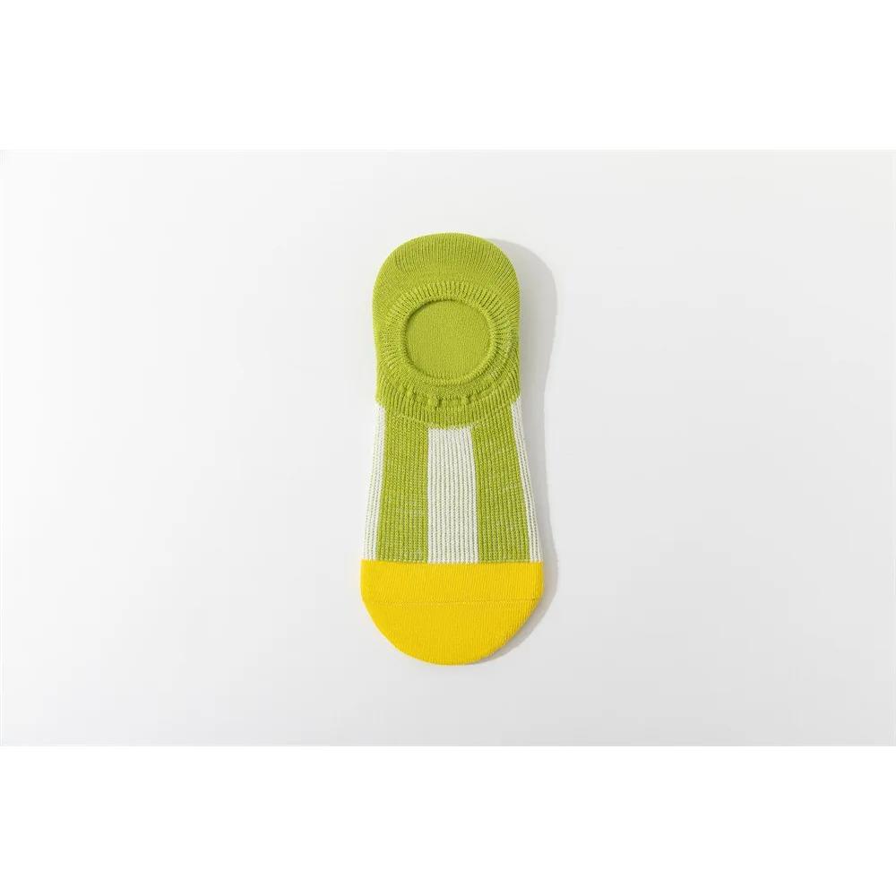 10 Colors High Saturation Dopamine Color Striped Ins Trendy Skateboard Sports Style Vertical Striped Ankle Socks New