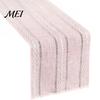 Nordic Table Runner Cotton Linen for Dining Table, Minimalist Long Desk Home Decor Kitchen Coffee Tea Natural Rustic