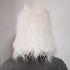 Natural Latex Realistic Adorable Cool Eagle Mask, Fluffy White Animal Headgear Prank Prop Dress Up Accessories, Halloween Christmas Cosplay Outfit Pho