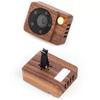 Car Fresheners Long Lasting Fragrance Decoration Wood Speaker Air Outlet Fan Creative Auto Perfume For Auto Interior Living Room