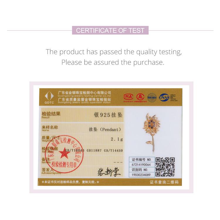 Bamoer din argint 925, zircon strălucitor, mărgele de floarea soarelui pentru brățări și coliere originale de 3 mm