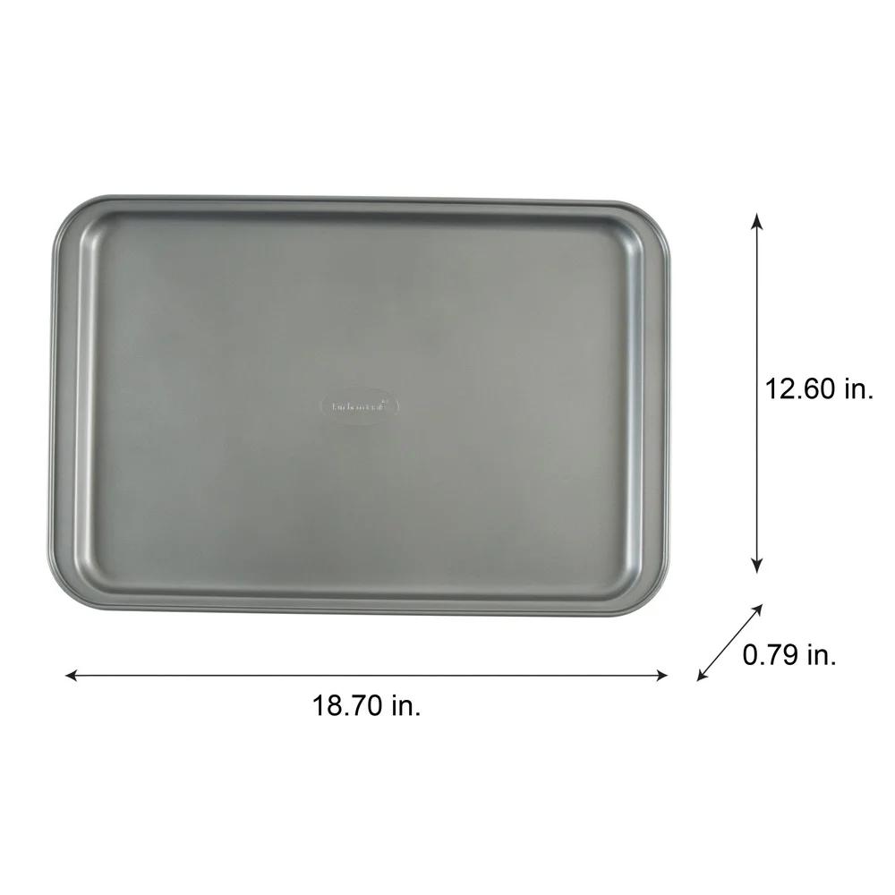 2 Pack Nonstick Baking Sheet Durable Carbon Steel Oven Safe Easy Clean Perfect Baking Roasting Cooking