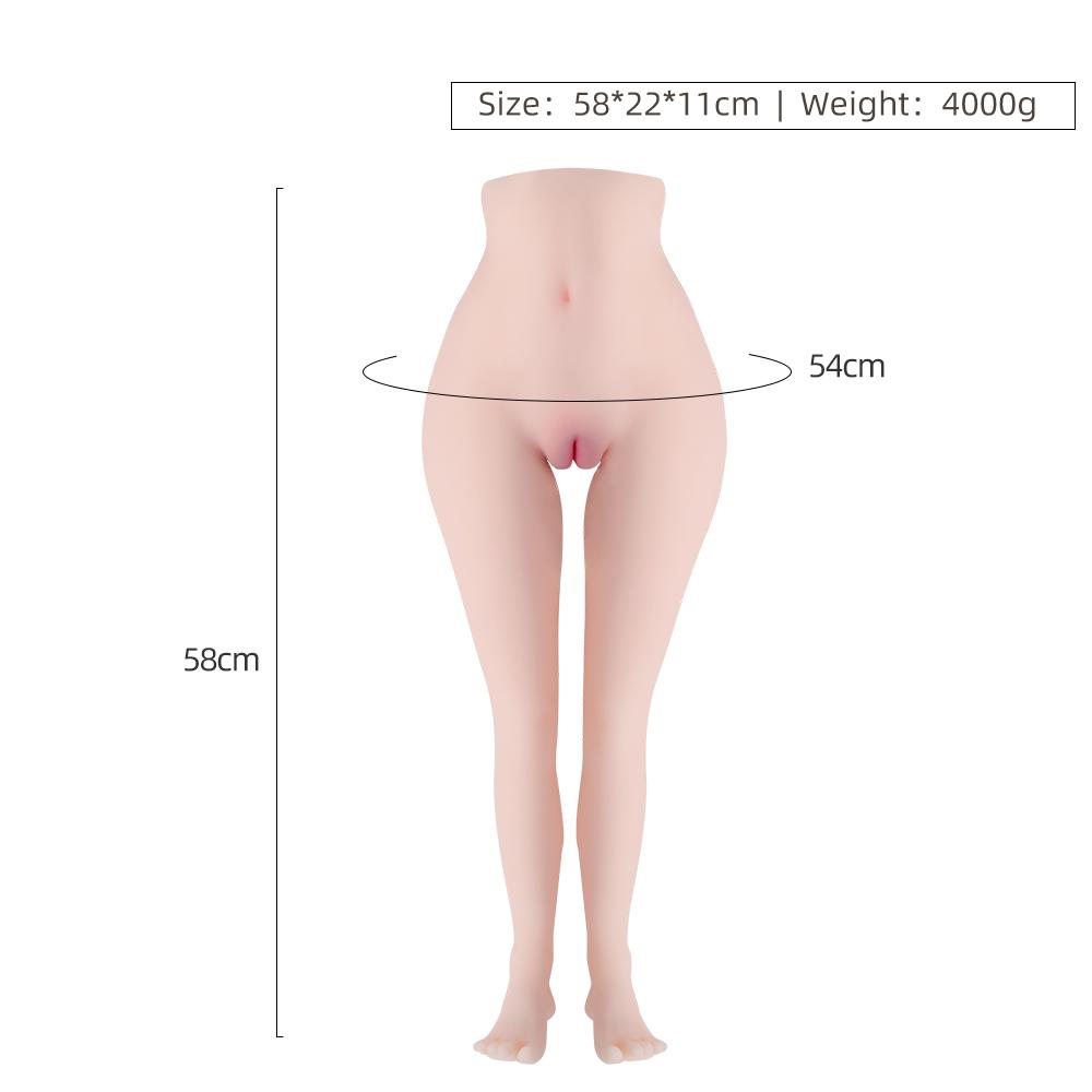 58 cm TPE Bein Realistische Soft Ass Anal Vagina Halbkörper Sex Puppe für Erwachsene Männer Masturbator Erwachsene Lieferungen