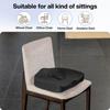 Ergonomic Memory Foam Coccyx Seat Cushion – Designed for Enhanced Seating Comfort and Posture Support