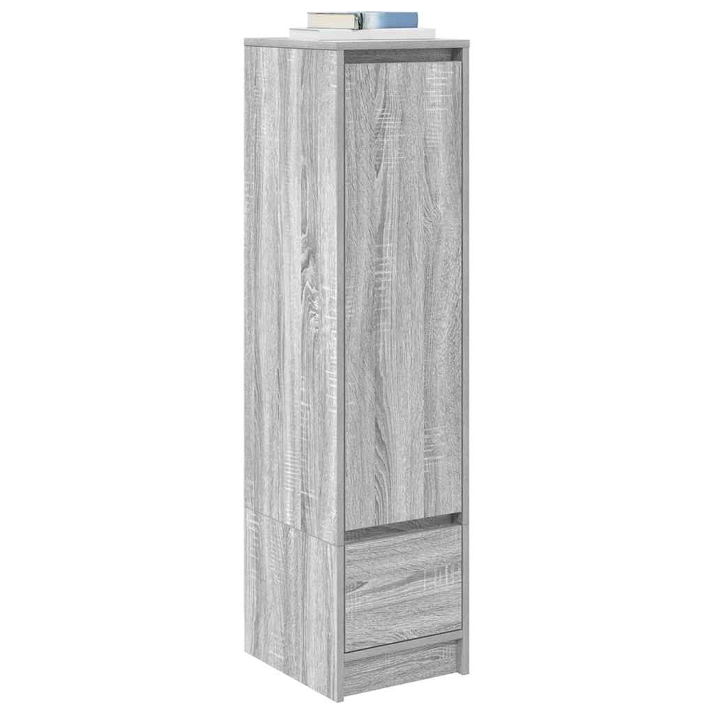 Highboard Gray Sonoma 29.5 X 34 X 119.5 Cm Particleboard