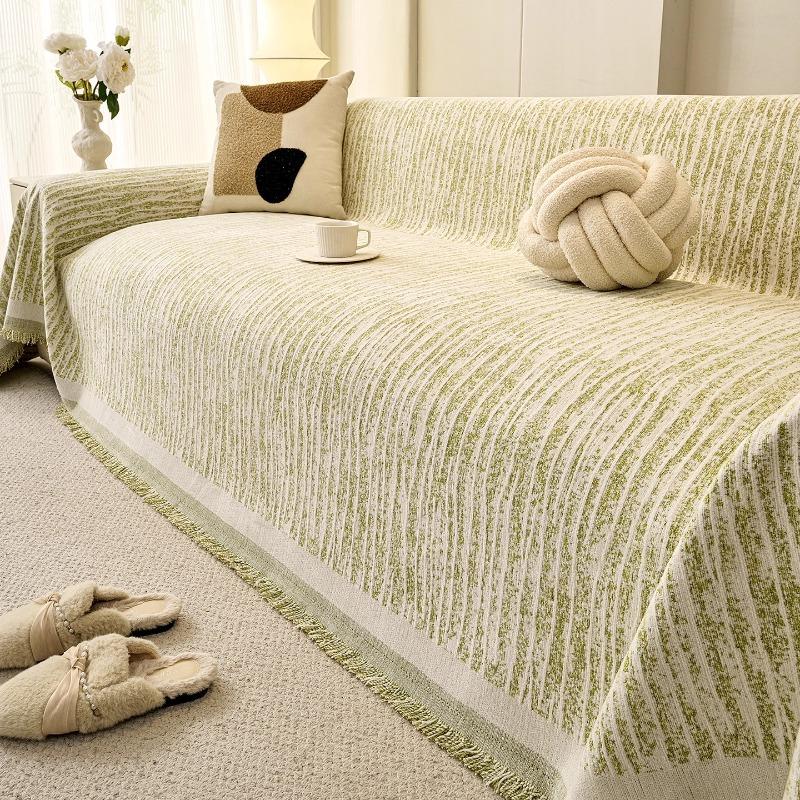 French Cream Style Sofa Cover Cloth Universal in All Seasons Anti-cat Scratching Sofa Towel Full Cover Cover Blanket Versatile.